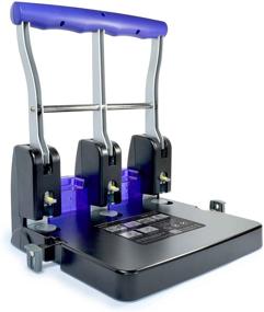 img 4 attached to 💜 Rapesco P3100 Heavy Duty 3 Hole Punch - Purple, 100-Sheet Capacity (1272)