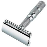 🛫 merkur travel razor with 1 blade - compact and portable, 2.61x0.44x2.89 inch (pack of 1) logo