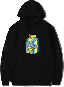 img 4 attached to 🎨 Colorful Cartoon Hoodie: Stylish Pullover Hooded Sweatshirt for Teens Boys and Girls