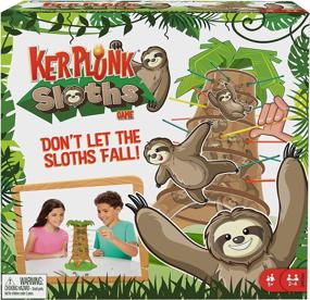 img 4 attached to 🦥 Engaging Fun with Mattel Games Kerplunk Sloths for Kids: A Family Favorite!