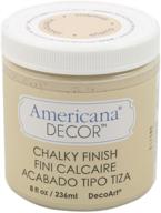 🎨 8-ounce deco art americana chalky finish paint in timeless shade logo
