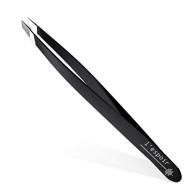 l'espoir high precision slant tweezers: rust-free stainless steel, perfect alignment - best for daily beauty routine logo