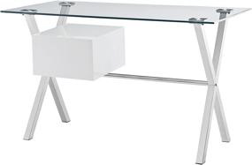 img 1 attached to Modway Stasis Office Desk White