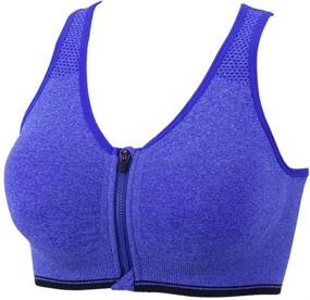 img 4 attached to YEYELE Removable Racerback Sports Purple Women's Clothing for Lingerie, Sleep & Lounge