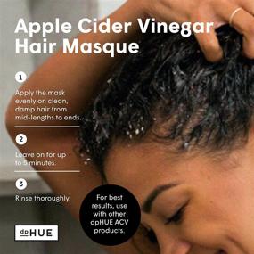 img 2 attached to 🍏 dpHUE Apple Cider Vinegar Hair Masque: Nourishing Treatment for Dry, Damaged & Color-Treated Hair