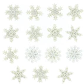 img 1 attached to Snowflakes Dress It Up Embellishments Snow