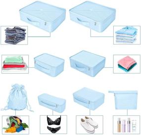 img 1 attached to Packing Organizers Waterproof Convenient Traveller Travel Accessories in Packing Organizers