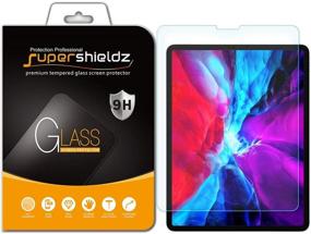 img 4 attached to 📱 Supershieldz Tempered Glass Screen Protector for Apple New iPad Pro 12.9 inch (2021 2020 2018 Model, 5th/4th/3rd Gen) - 0.33mm, Anti-Scratch, Bubble-Free