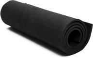 🎭 6mm black eva foam sheets roll - ideal for cosplay, costumes, crafts, and diy projects (13.7 x 39 in) logo