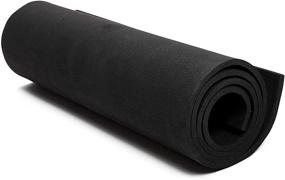 img 4 attached to 🎭 6mm Black EVA Foam Sheets Roll - Ideal for Cosplay, Costumes, Crafts, and DIY Projects (13.7 x 39 in)