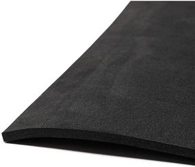 img 2 attached to 🎭 6mm Black EVA Foam Sheets Roll - Ideal for Cosplay, Costumes, Crafts, and DIY Projects (13.7 x 39 in)