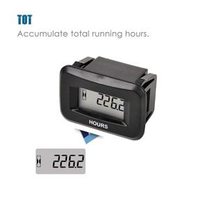 img 3 attached to 🕒 Runleader Digital Hour Meter: Ideal for Lawn Mower Generator, Motorcycle, Farm Tractor, Marine, Compressor, ATV, Outboards, Chainsaw & More!
