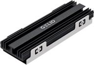 gelid solutions compatible aluminum heatsink thermal included 72x23x10 silver logo
