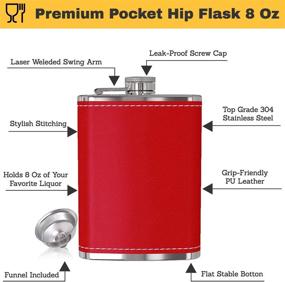 img 3 attached to 🍸 Liquor Funnel Flask - Stainless Steel Discreet Design