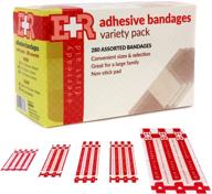 🩹 variety pack of 280 assorted quality adhesive bandages by ever ready first aid логотип