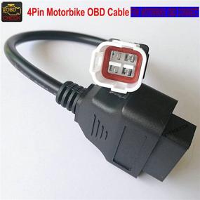 img 2 attached to 🏍️ Улучшите мотоциклетную диагностику с помощью кабеля OTKEFDI 4pin OBD Diagnostic CANBUS для Yamaha