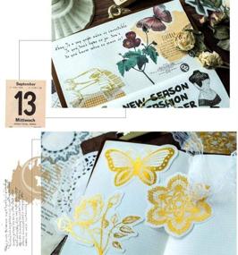 img 2 attached to 🦋 VANGOAL Butterfly Park: 60PCS Elegant Note Stickers for Scrapbook, Journal, and Card Making