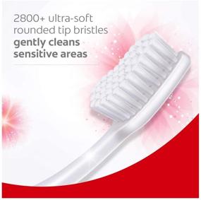 img 2 attached to Colgate Toothbrush Sensitive: Pack of 4 Brushes for Gentle Oral Care