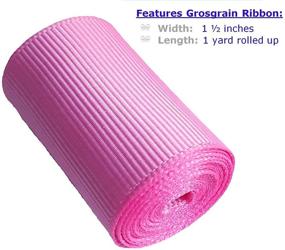 img 3 attached to 🎀 1.5 inches (38mm) Grosgrain Ribbon - 20 Color Options, 1 Yard Each, Total 20 Yards - Sewing, Wrapping, Gift Bows DIY