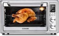 cosori air fryer toaster oven combo co130-ao: 30l, 12 functions, dehydrator & rotisserie - perfect christmas gift with recipes & 6 accessories included! логотип