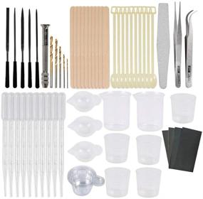 img 4 attached to 📿 ATPWONZ Resin Jewelry Molds Tools Set: All-in-One Kit for DIY Handmade Earrings and Pendants