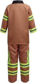 img 2 attached to Yolsun Fireman Costume for Girls - Become a Hero as a Firefighter!