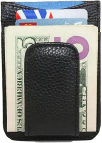 img 2 attached to 🧔 Stylish Leather Wallet Credit Holder: The Ideal Men's Accessory for Wallets, Card Cases & Money Organizers