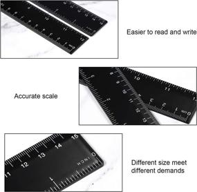 img 1 attached to EBoot Plastic Measuring Inches with Straight Design