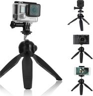 📸 camkix premium 3-in-1 tripod base and hand stabilizer grip for gopro hero 8 black, 7, 6, 5, session, hero 4, dji osmo action cams, smartphone logo