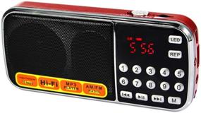 img 3 attached to NCR AM FM Digital Battery Rechargeable Portable Radio
