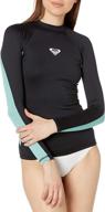 roxy juniors sleeve guard black logo