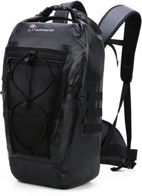 img 4 attached to Waterproof Dry Bag 20/30L by MOUNTAINTOP - Ideal for Kayaking, Boating, Swimming, Floating, Fishing, Hiking, Camping, Travel, Beach