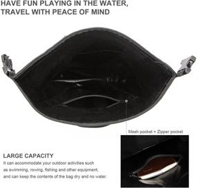 img 1 attached to Waterproof Dry Bag 20/30L by MOUNTAINTOP - Ideal for Kayaking, Boating, Swimming, Floating, Fishing, Hiking, Camping, Travel, Beach