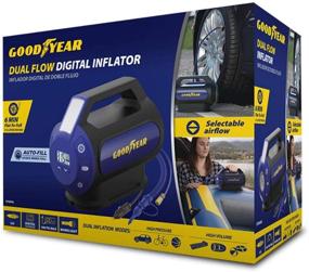 img 2 attached to 🚗 Высокопроизводительный шинный нагнетатель Goodyear Dual Flow с цифровым управлением для улучшения ухода за шинами.