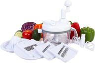 🔪 7 in 1 ultra chef express: food chopper, mixer, blender, whipper, slicer, shredder, juicer logo