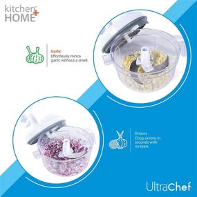 img 2 attached to 🔪 7 in 1 Ultra Chef Express: Food Chopper, Mixer, Blender, Whipper, Slicer, Shredder, Juicer