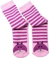 non-skid slipper socks for girls - 1 pair by country kids logo