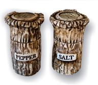 🦌 natural moose antler country salt and pepper shakers by mountain mike's reproductions логотип