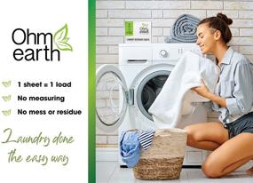 img 3 attached to 🌿 Ohm Earth’s Ohm Wash: Hypoallergenic Laundry Detergent Sheets for Sensitive Skin (50 Loads, Spring Breeze)