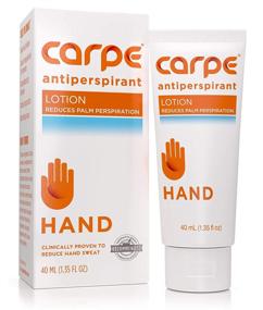 img 3 attached to 🚗 Carpe Antiperspirant Hand and Foot Lotion Package Deal (Save 33%: 3 Hand and 3 Foot Tubes) - Prevent Sweaty Hands and Feet, Dermatologist-Recommended, Best Value