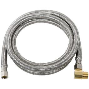 img 3 attached to 🧺 Certified Appliance Accessories DW72SSBL 6ft Dishwasher Connector - Braided Stainless Steel with Elbow