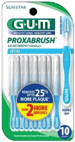 img 1 attached to 🦷 Gum Go-Betweens Proxabrush Wide Cleaners - Pack of 3