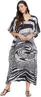 paisley polyester kaftan dresses: 👗 stunning evening attire for women's clothing logo