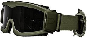 img 4 attached to 👓 Lancer Tactical Airsoft CA-221GB Safety Goggles with Smoke Lens and Stylish Vented Design - OD GREEN