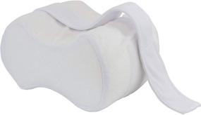 img 3 attached to Ultimate Comfort: Ergonomic Knee Pillow for Side Sleepers - Memory Foam for Spine Alignment & Back Pain Relief - Soft Cover with Stabilizing Strap - Achieve Deep Night’s Sleep with the Knee Wedge Pillow