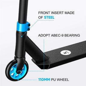 img 2 attached to 🛴 Kulobby Pro Scooter for Kids 12+ Years – Stunt Scooter for Boys and Girls, Ideal for Beginners, with Aluminum Deck – Professional Performance