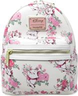 🐱 loungefly aristocats allover print backpack wdbk0335: embrace feline elegance on the go! logo