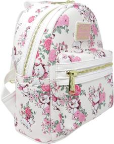 img 2 attached to 🐱 Loungefly Aristocats Allover Print Backpack WDBK0335: Embrace Feline Elegance on the Go!