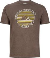 👕 футболка marmot purview цвета угольного дыма логотип