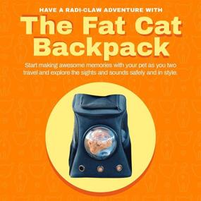 img 2 attached to 🐱 The Fat Cat Backpack: The Ultimate Pet Carrier for Travel and Hiking with Larger Cats - Holds up to 25 lbs. of Cat - Bubble Attachment, Side Pockets, Adjustable Straps Included